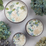 Ash & Rose By The Sea Candle, Hydrangea and Sea Salt, 8 oz