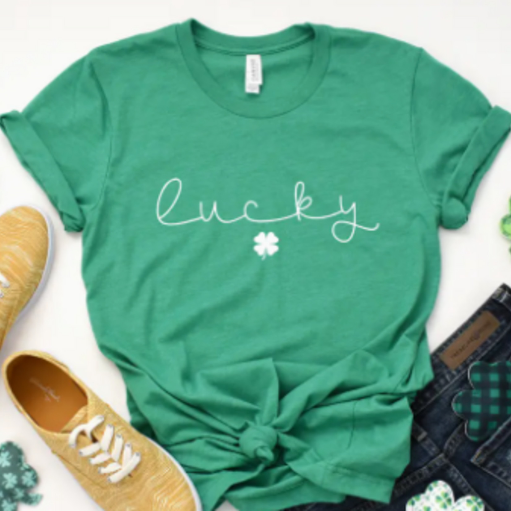 Par.tees by Party On! Lucky Clover Tee,