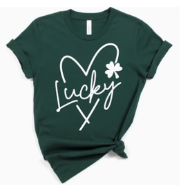 Lucky Puffy Clover Tee Lucky Puffy Clover Tee