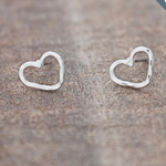 Glee Amore Studs - silver