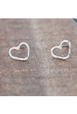 Glee Amore Studs - silver