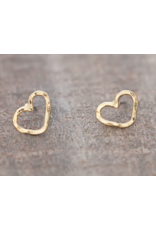Glee Amore Studs, gold
