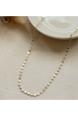 Glee Row Of Hearts Necklace, gold
