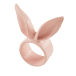 Bunny Ears Napkin Ring, pink