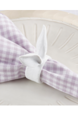 Bunny Ears Napkin Ring, white