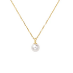 Ania Haie Ania Haie Miss Dainty Pearl Drop Pendant Necklace, gold