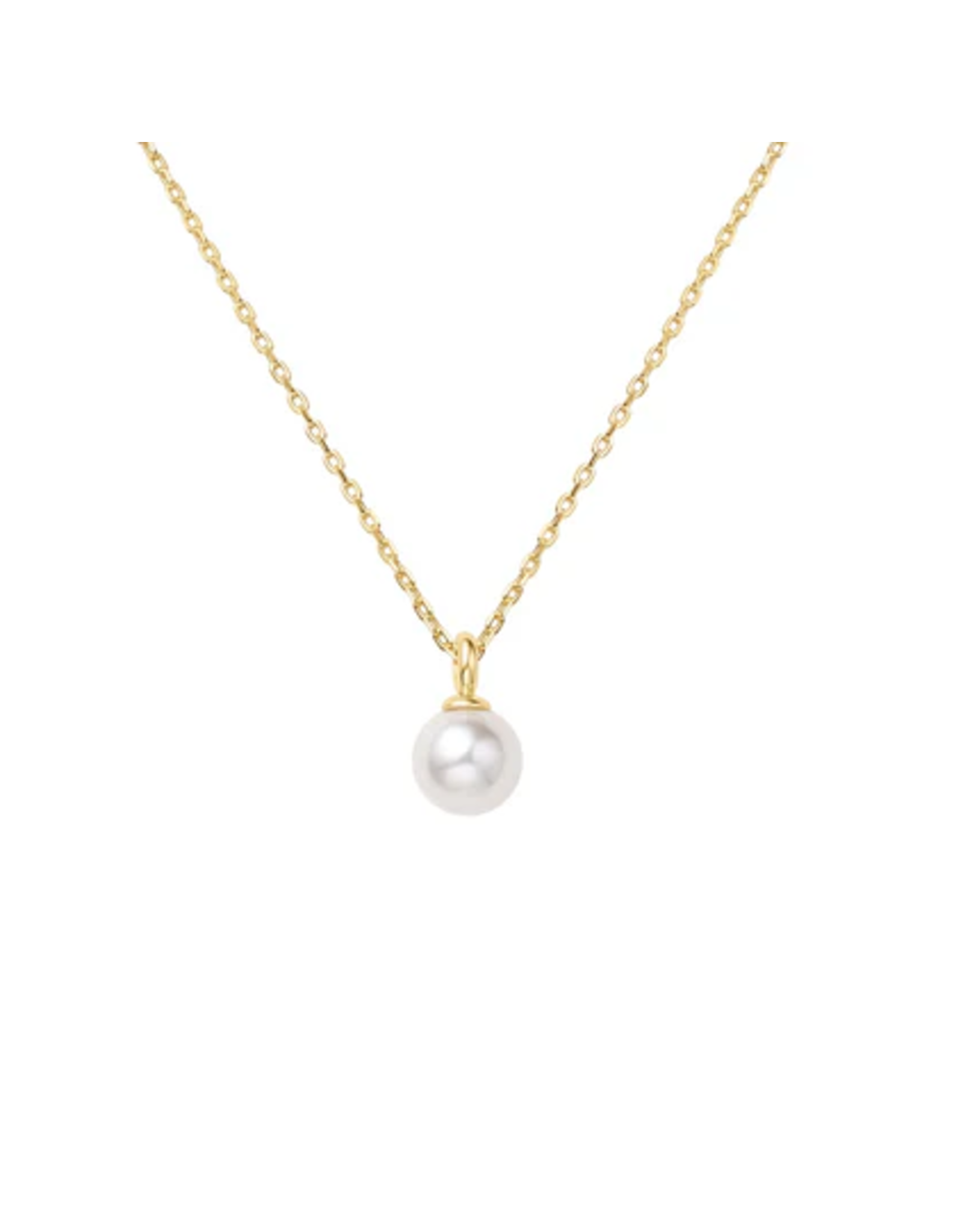 Ania Haie Ania Haie Miss Dainty Pearl Drop Pendant Necklace, gold