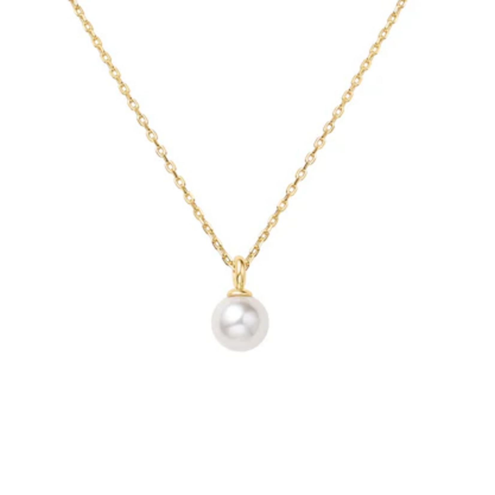 Ania Haie Ania Haie Miss Dainty Pearl Drop Pendant Necklace, gold