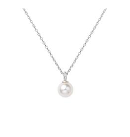 Ania Haie Ania Haie Miss Dainty Pearl Drop Pendant Necklace, silver