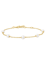 Ania Haie Ania Haie Miss Dainty Pearl Station Bracelet, gold