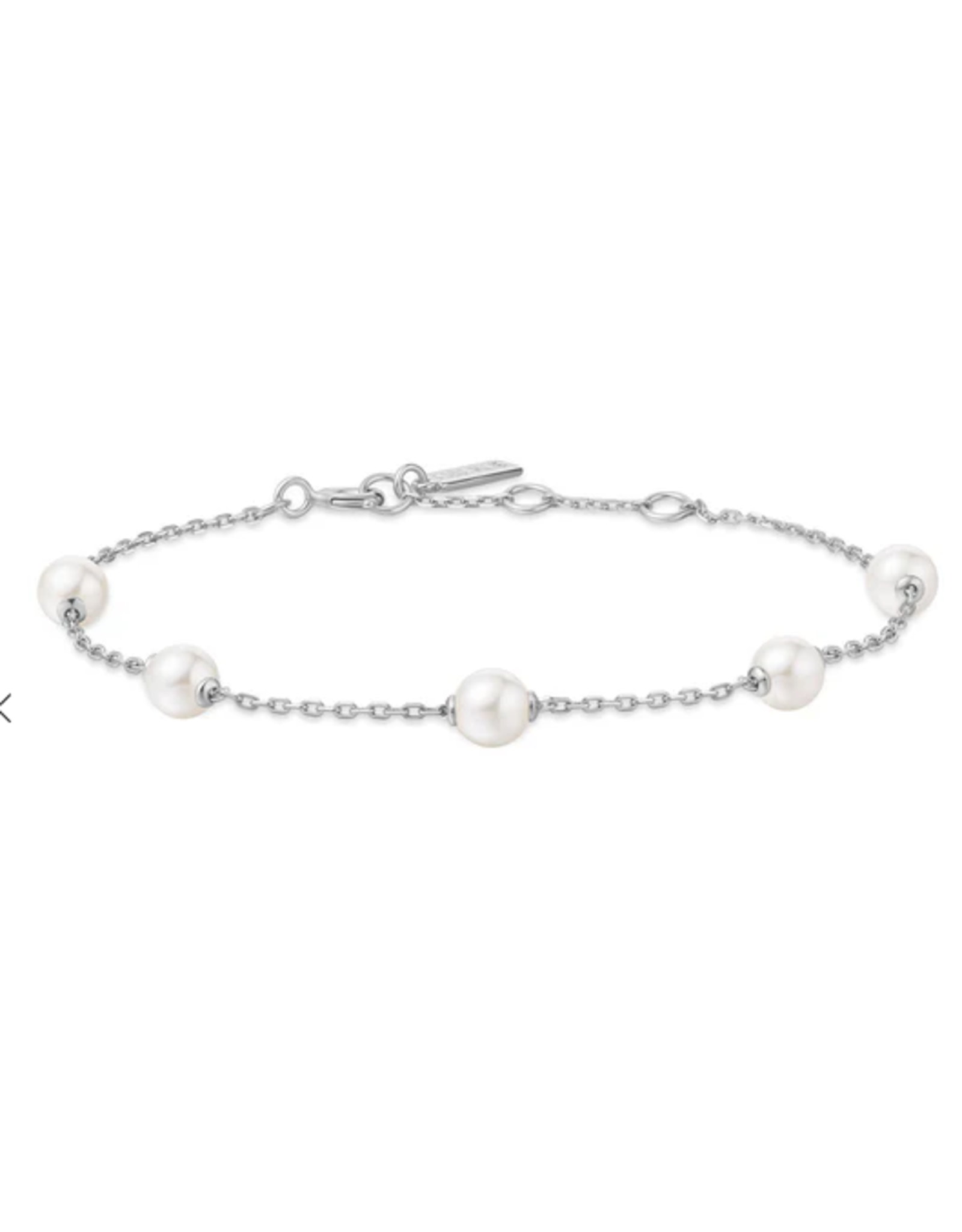 Ania Haie Ania Haie Miss Dainty Pearl Station Bracelet, silver