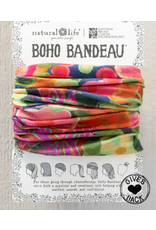 Natural LIfe Boho Bandeau, Pink Painted Garden