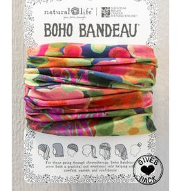 Natural LIfe Boho Bandeau, Pink Painted Garden