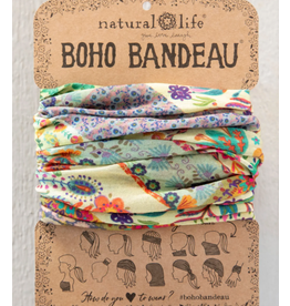 Natural LIfe Boho Bandeau, Mandala Patchwork Cream