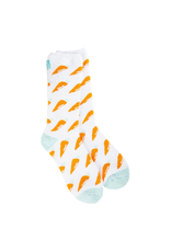 World's Softest Socks Spring Cozy Crew Socks, Carrot