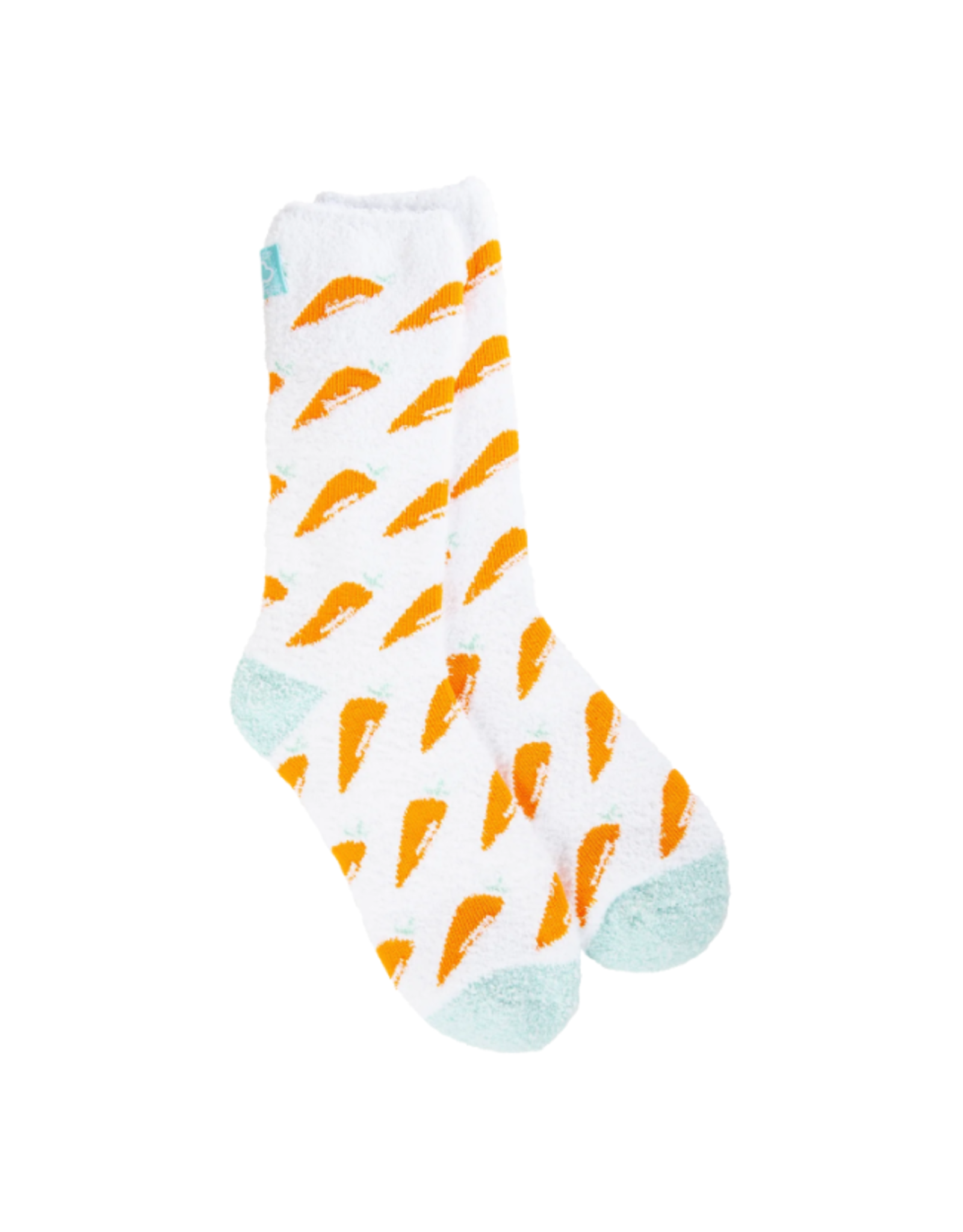 World's Softest Socks Spring Cozy Crew Socks, Carrot