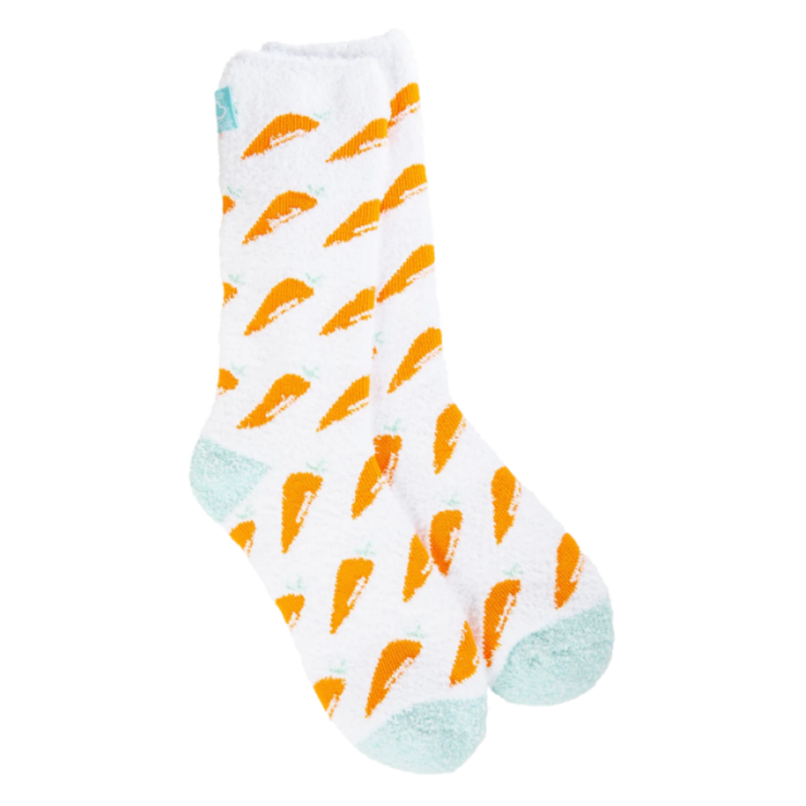 Spring Cozy Crew Socks, Carrot