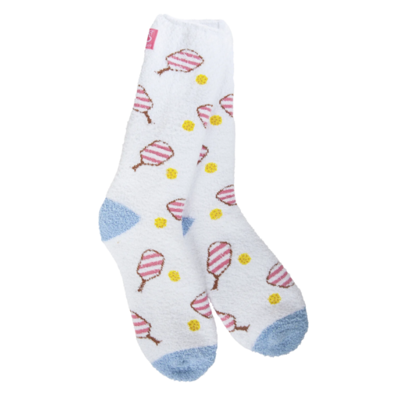 Cozy Crew Socks, Pickleball Pink