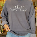 Salt + Fare Oxford Coordinates Crewneck Sweatshirt,