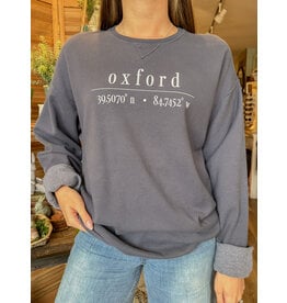 Salt + Fare Oxford Coordinates Crewneck Sweatshirt,