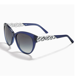 Brighton Interlok Braid Sunglasses, blue