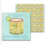 French Graffiti Cocktail Napkins, Margarita Somewhere