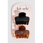 Kitsch Kitsch Recycled Medium Puffy Claw Clips, 2 pc