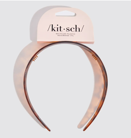 Kitsch Kitsch Recycled Wide Headband, Tortoise