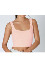 NIKIBIKI NikiBiki Chevron Ribbed Crop Top,