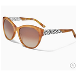 Brighton Brighton Interlok Braid Sunglasses, amber
