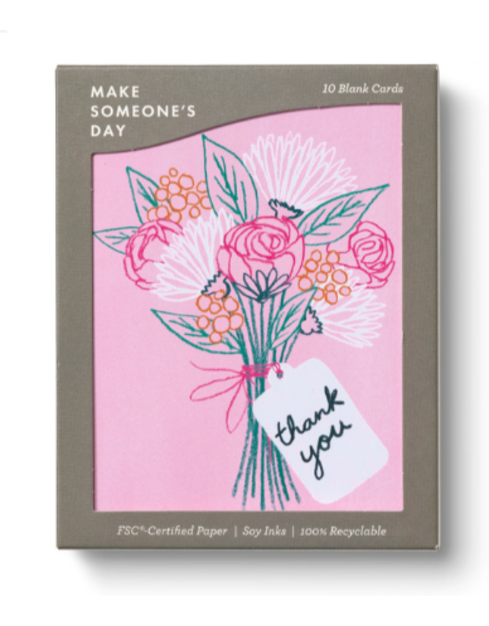 Compendium, Inc. Make Someone's Day - Pink String Bouquet Cards