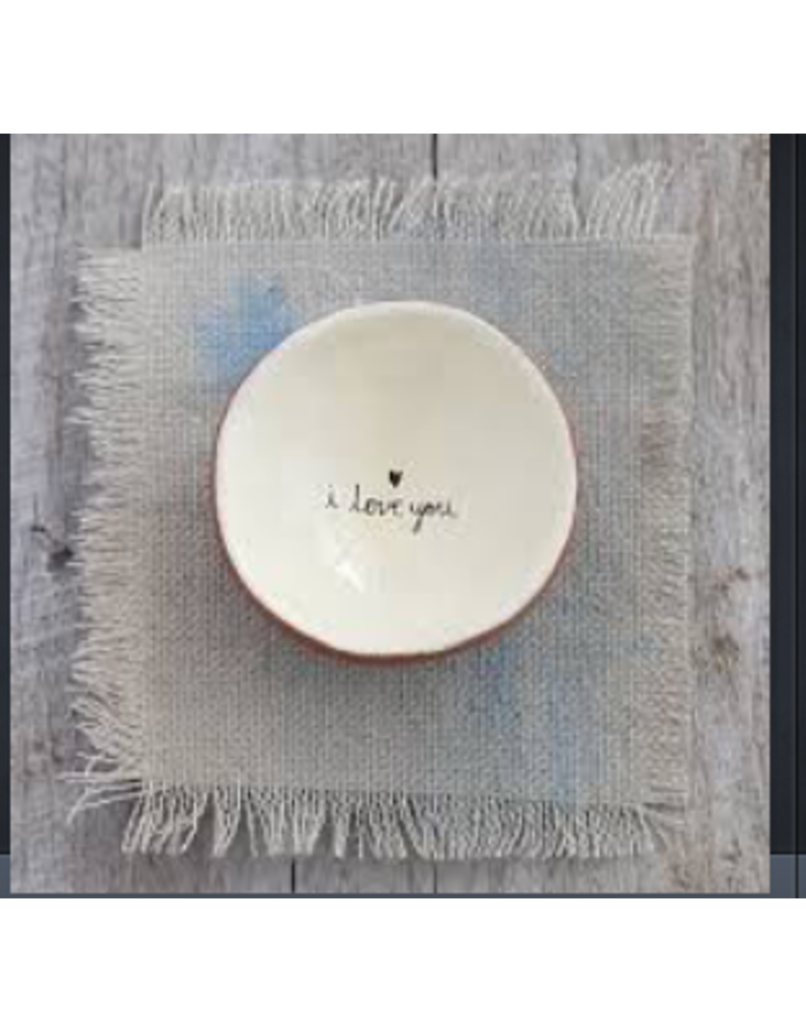 Natural LIfe Tiny Trinket Dish, I Love You