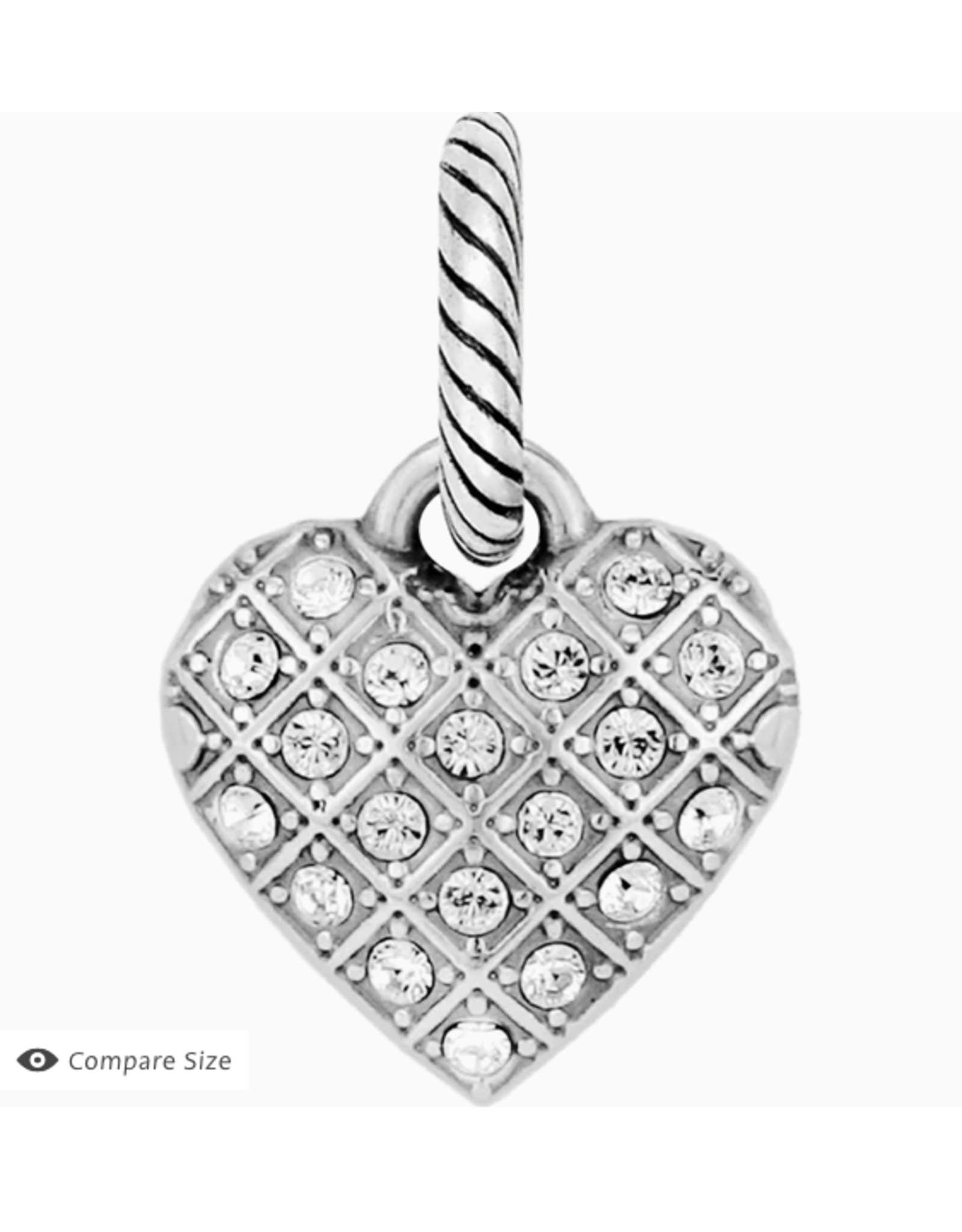 Brighton Diamond Heart Charm
