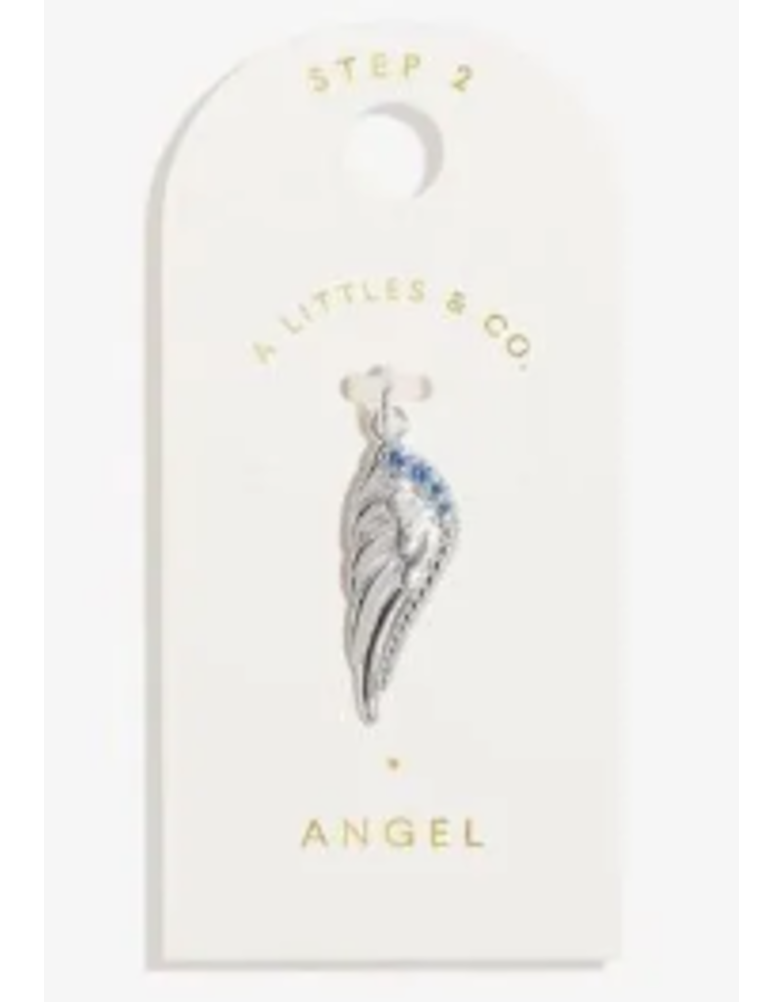 A Littles & Co. AL Charm Bar, Angel Medium Charm