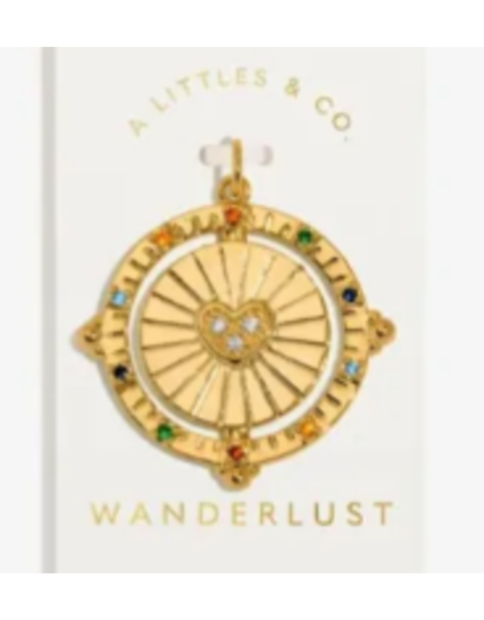 A Littles & Co. AL Charm Bar, Wanderlust Large Charm