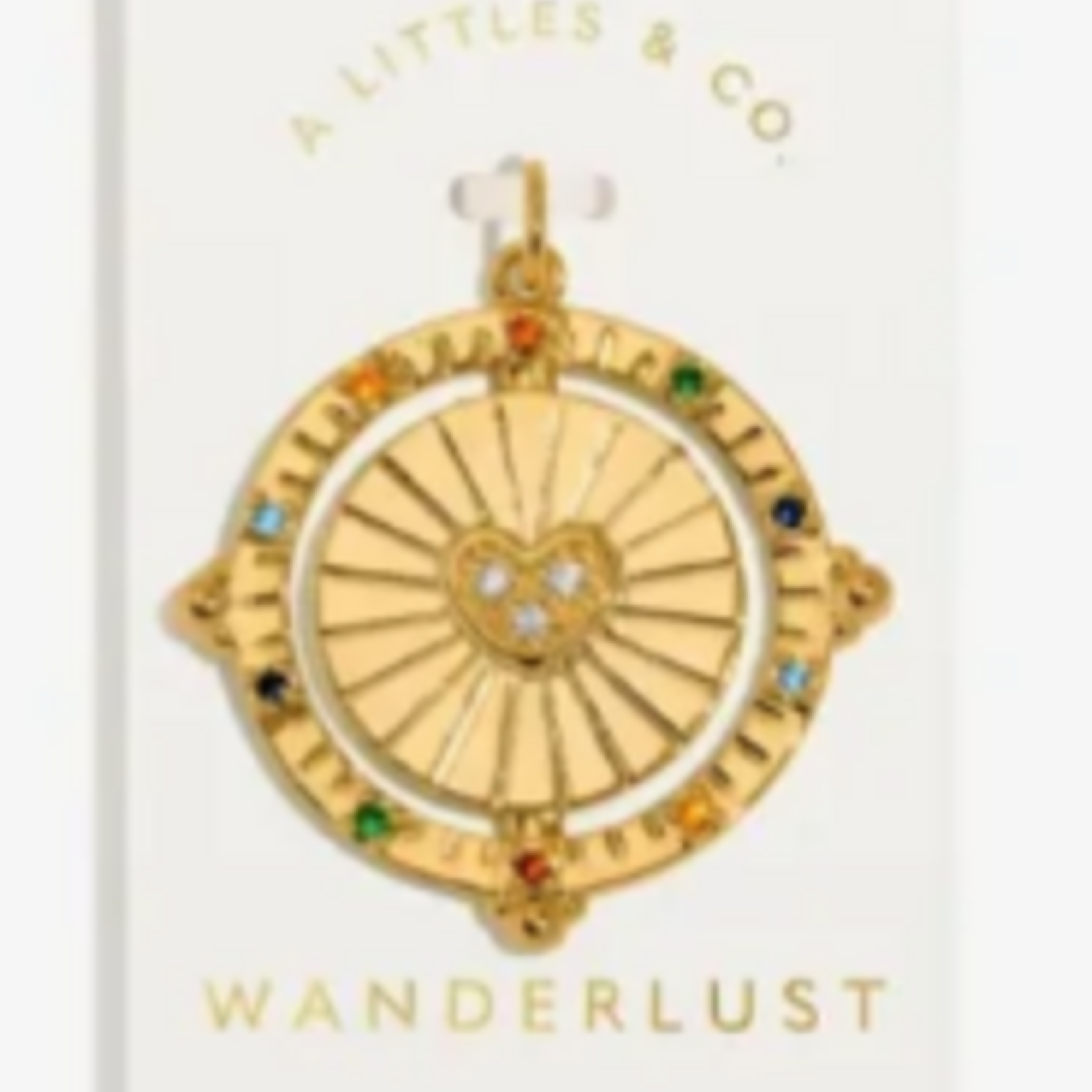 A Littles & Co. AL Charm Bar, Wanderlust Large Charm