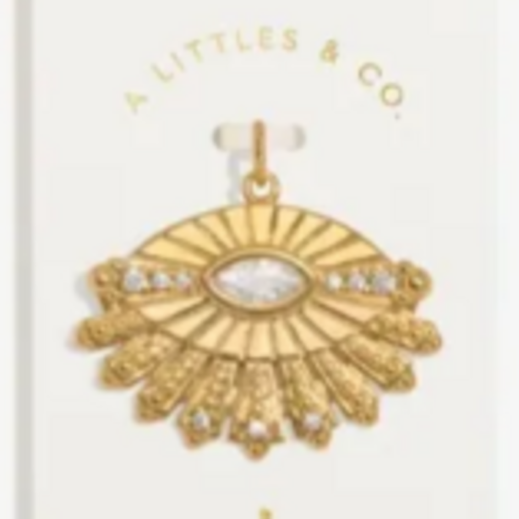 A Littles & Co. AL Charm Bar, Good Karma Large Charm