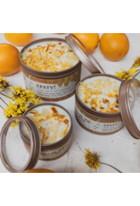 Ash & Rose Zesty Orange Ginger Marigold Song Tin Candle, 16 oz