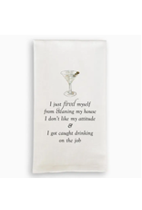 French Graffiti Dishtowel, I Just Fired Myself