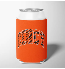 Barrel Down South Cincy Bengal Stripe Can Cooler
