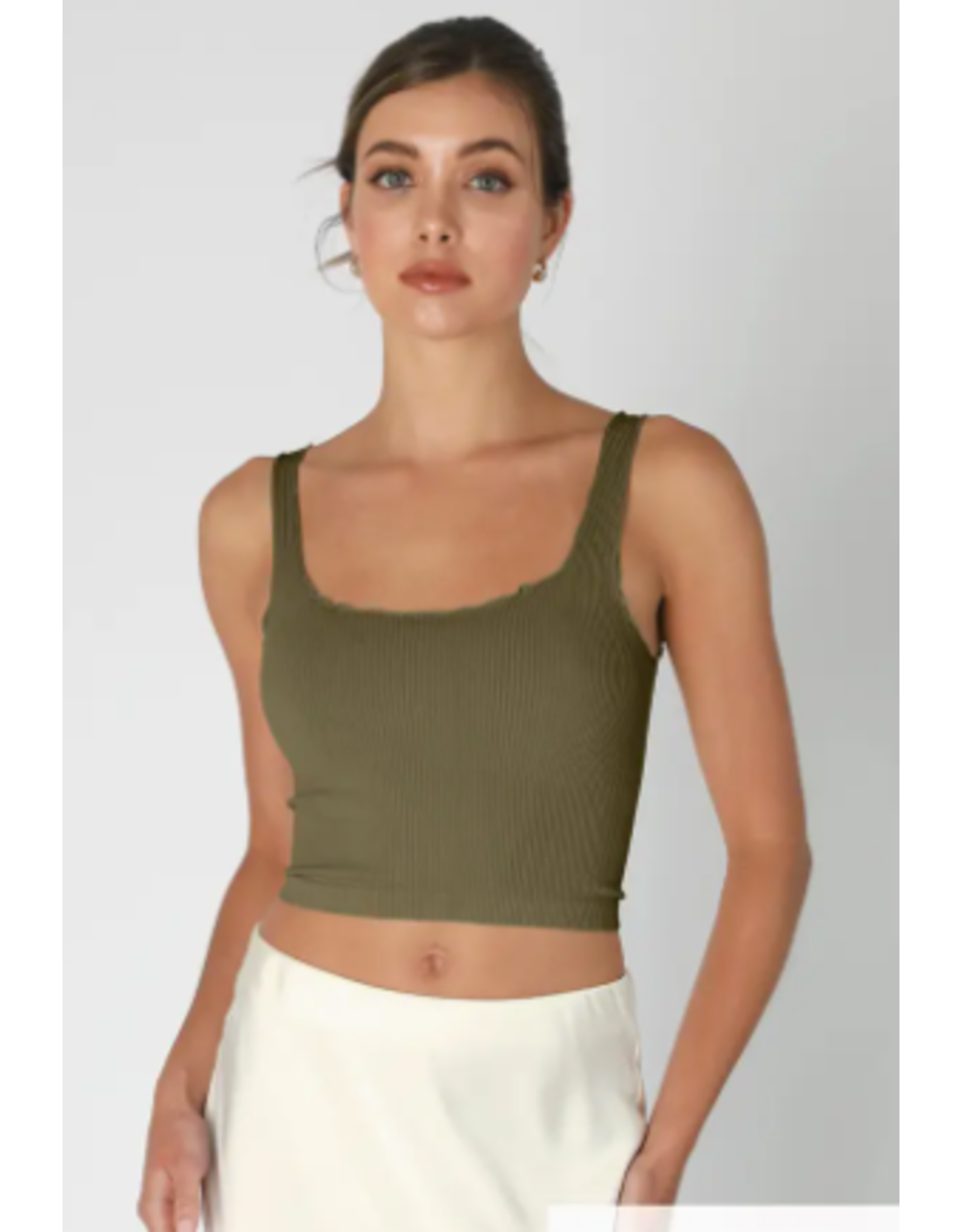 NIKIBIKI NikiBiki Lettuce Edge Crop Top,