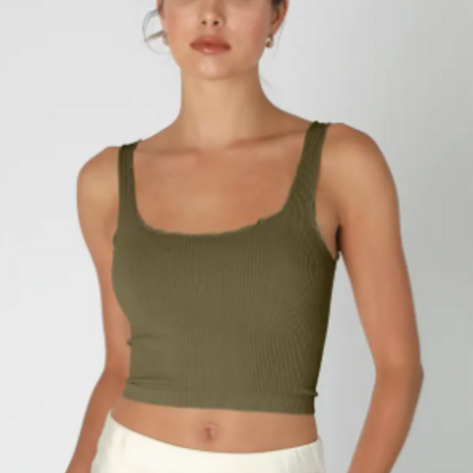 NIKIBIKI NikiBiki Lettuce Edge Crop Top,