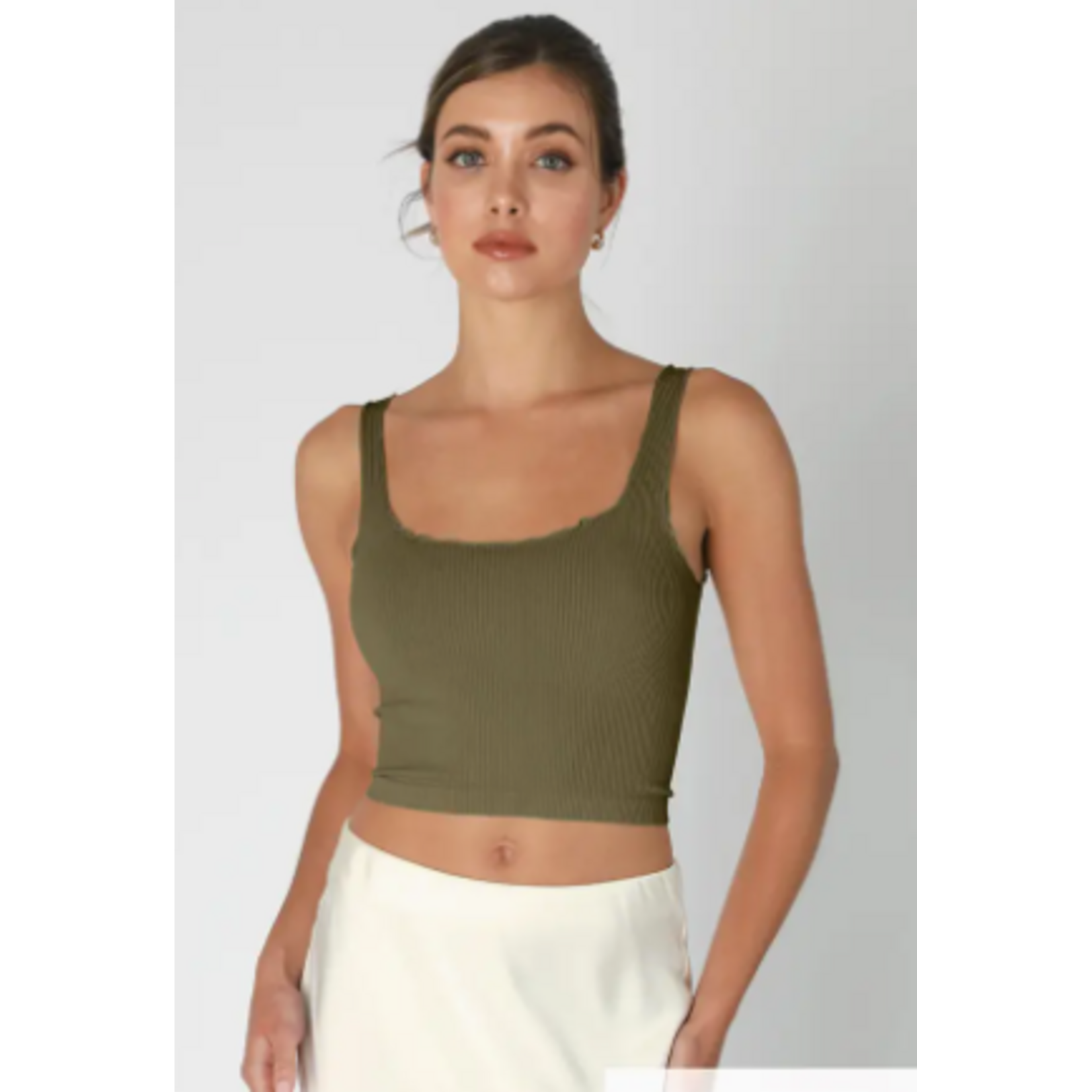 NIKIBIKI NikiBiki Lettuce Edge Crop Top,