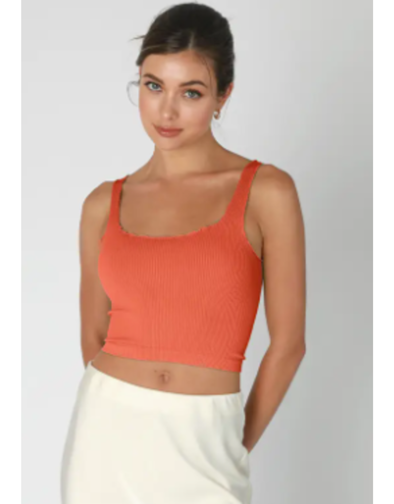 NIKIBIKI NikiBiki Lettuce Edge Crop Top,