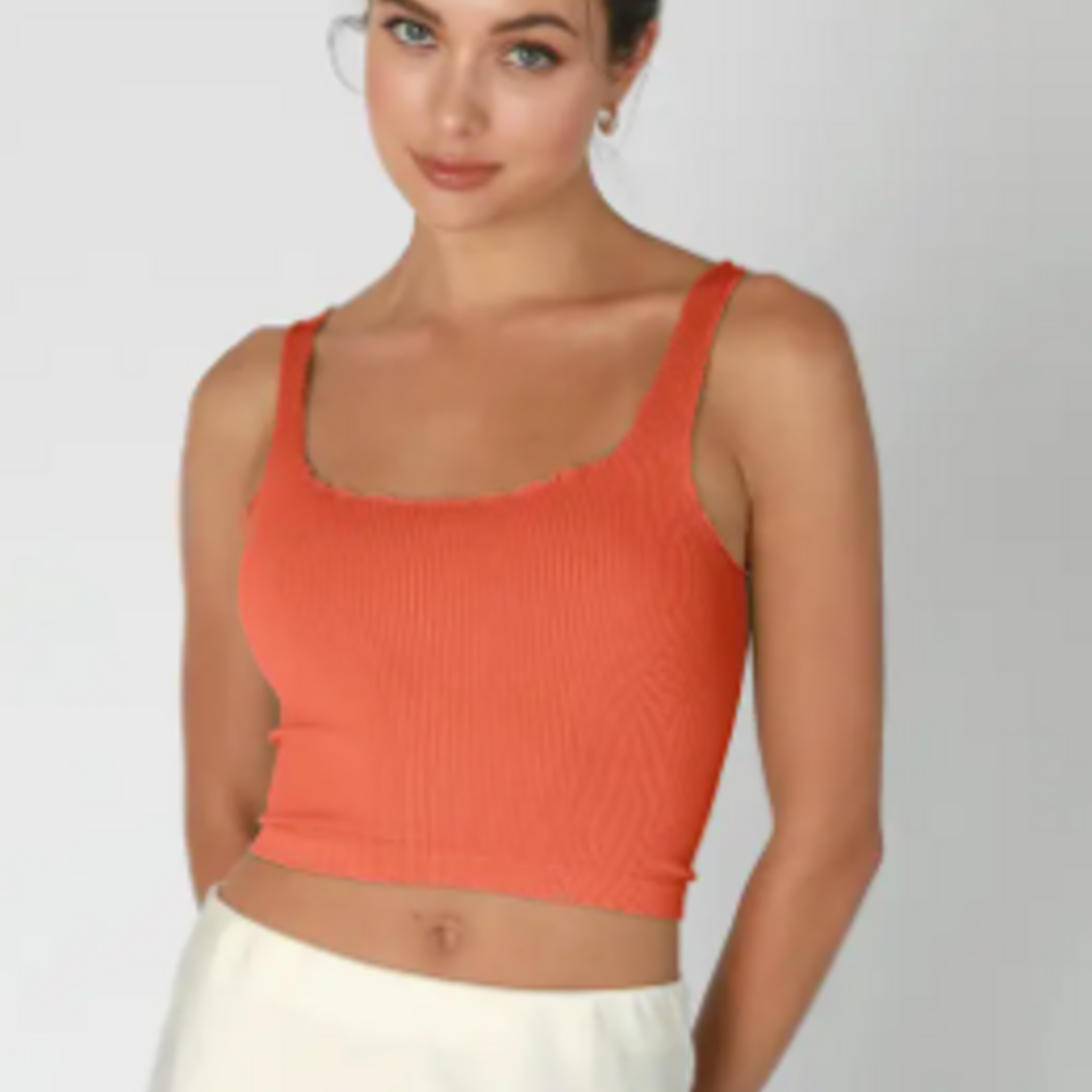 NIKIBIKI NikiBiki Lettuce Edge Crop Top,