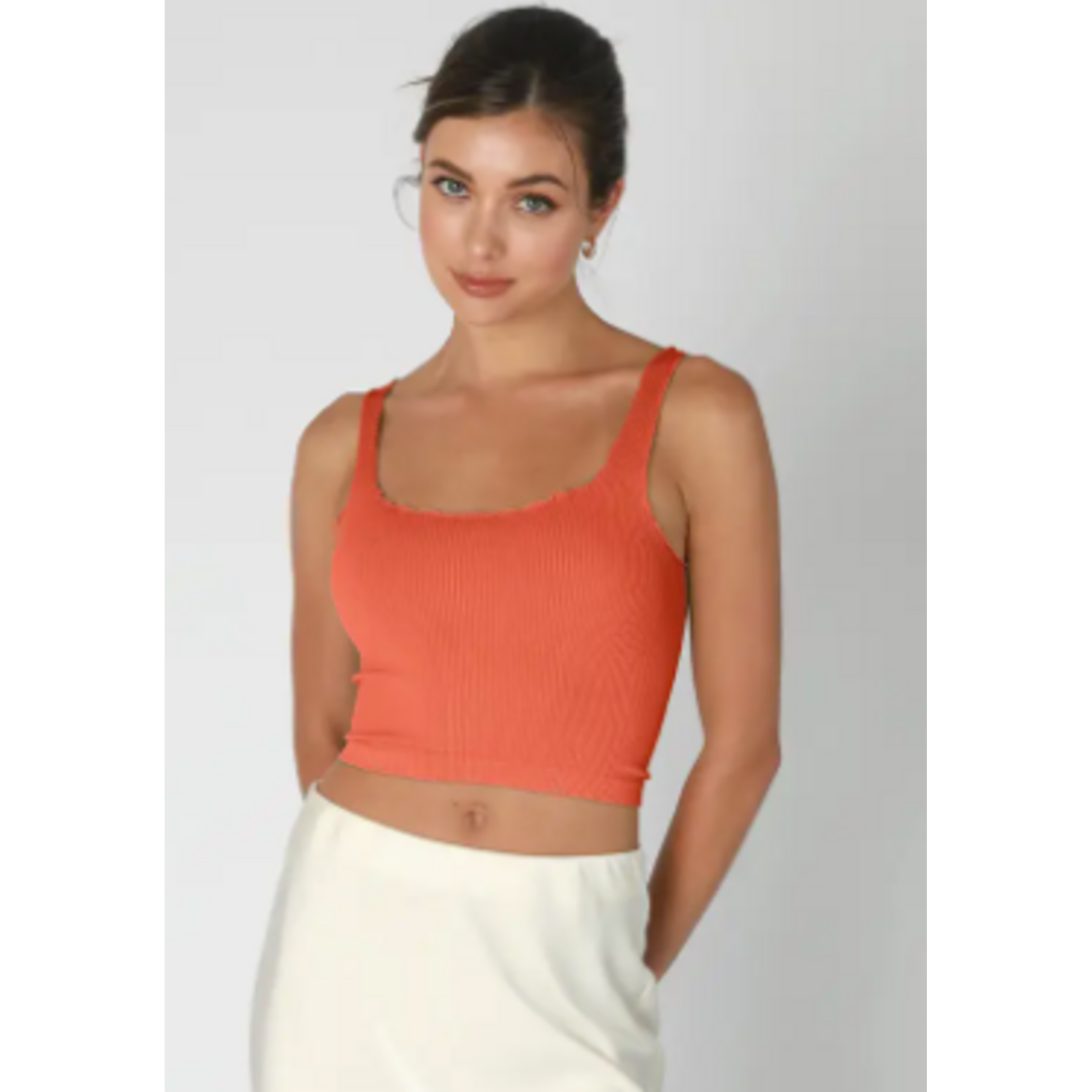 NIKIBIKI NikiBiki Lettuce Edge Crop Top,