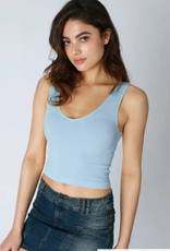 NIKIBIKI NikiBiki Reversible Ribbed Crop Top
