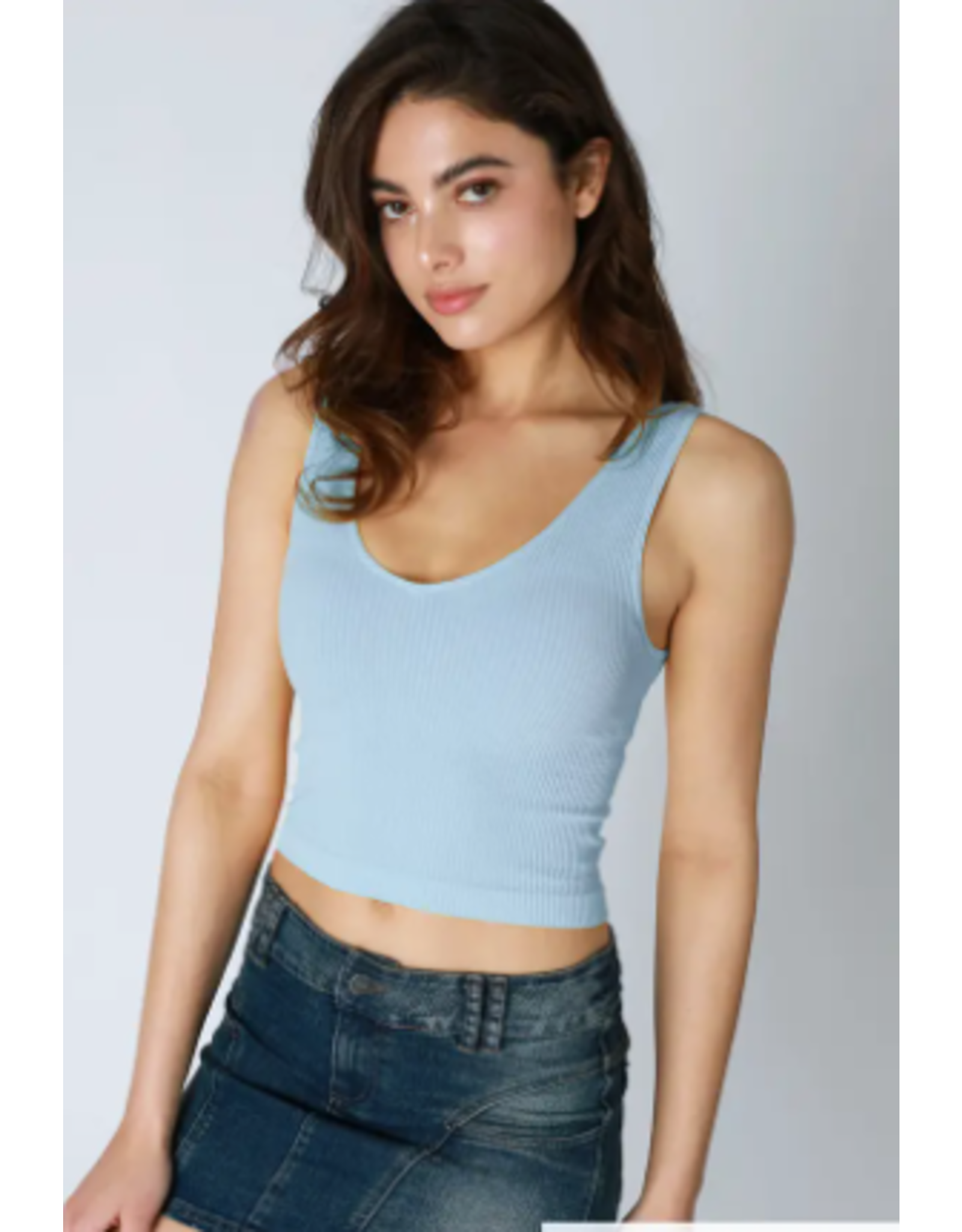 NIKIBIKI NikiBiki Reversible Ribbed Crop Top