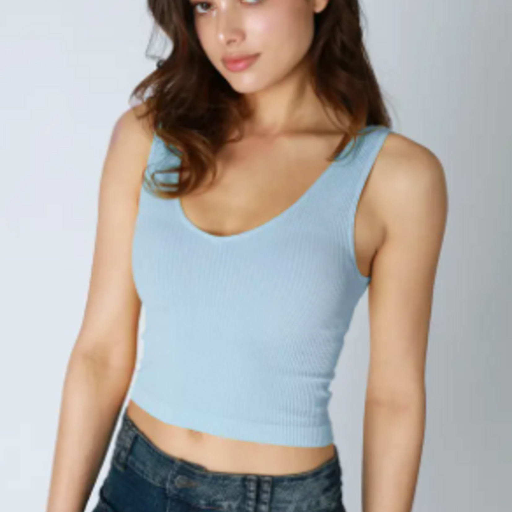 NIKIBIKI NikiBiki Reversible Ribbed Crop Top