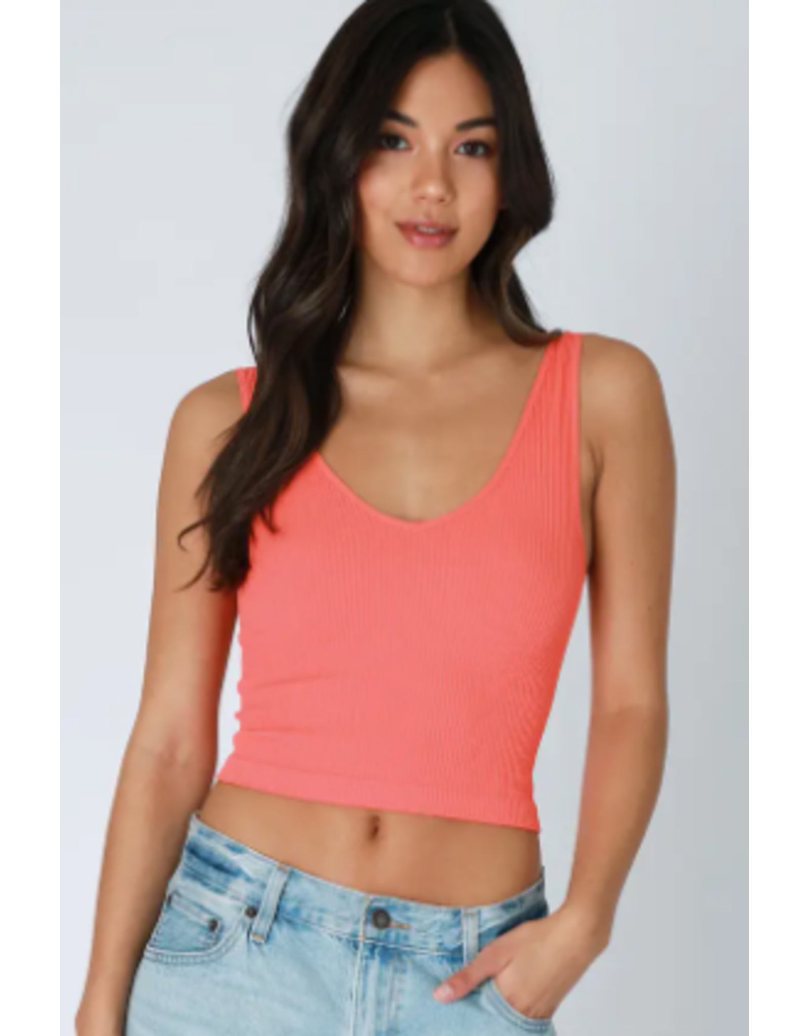 NIKIBIKI NikiBiki Reversible Ribbed Crop Top